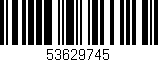 Código de barras (EAN, GTIN, SKU, ISBN): '53629745'