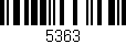 Código de barras (EAN, GTIN, SKU, ISBN): '5363'