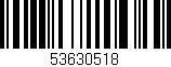 Código de barras (EAN, GTIN, SKU, ISBN): '53630518'