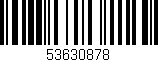 Código de barras (EAN, GTIN, SKU, ISBN): '53630878'