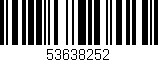 Código de barras (EAN, GTIN, SKU, ISBN): '53638252'