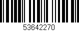 Código de barras (EAN, GTIN, SKU, ISBN): '53642270'