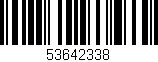 Código de barras (EAN, GTIN, SKU, ISBN): '53642338'