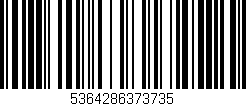 Código de barras (EAN, GTIN, SKU, ISBN): '5364286373735'