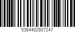 Código de barras (EAN, GTIN, SKU, ISBN): '5364402937247'