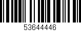 Código de barras (EAN, GTIN, SKU, ISBN): '53644446'