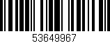 Código de barras (EAN, GTIN, SKU, ISBN): '53649967'