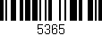 Código de barras (EAN, GTIN, SKU, ISBN): '5365'