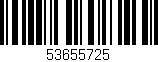 Código de barras (EAN, GTIN, SKU, ISBN): '53655725'