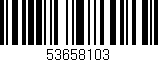 Código de barras (EAN, GTIN, SKU, ISBN): '53658103'