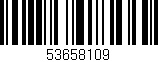 Código de barras (EAN, GTIN, SKU, ISBN): '53658109'