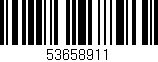 Código de barras (EAN, GTIN, SKU, ISBN): '53658911'