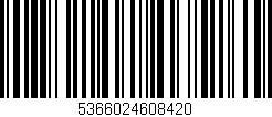 Código de barras (EAN, GTIN, SKU, ISBN): '5366024608420'