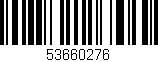 Código de barras (EAN, GTIN, SKU, ISBN): '53660276'