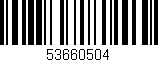 Código de barras (EAN, GTIN, SKU, ISBN): '53660504'