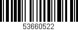 Código de barras (EAN, GTIN, SKU, ISBN): '53660522'
