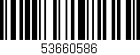 Código de barras (EAN, GTIN, SKU, ISBN): '53660586'