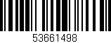Código de barras (EAN, GTIN, SKU, ISBN): '53661498'
