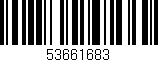 Código de barras (EAN, GTIN, SKU, ISBN): '53661683'