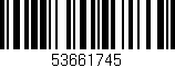 Código de barras (EAN, GTIN, SKU, ISBN): '53661745'