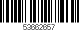 Código de barras (EAN, GTIN, SKU, ISBN): '53662657'