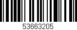 Código de barras (EAN, GTIN, SKU, ISBN): '53663205'