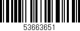 Código de barras (EAN, GTIN, SKU, ISBN): '53663651'