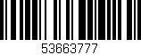 Código de barras (EAN, GTIN, SKU, ISBN): '53663777'