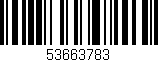 Código de barras (EAN, GTIN, SKU, ISBN): '53663783'