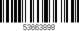 Código de barras (EAN, GTIN, SKU, ISBN): '53663898'