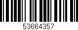 Código de barras (EAN, GTIN, SKU, ISBN): '53664357'