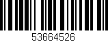 Código de barras (EAN, GTIN, SKU, ISBN): '53664526'