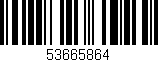 Código de barras (EAN, GTIN, SKU, ISBN): '53665864'