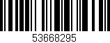 Código de barras (EAN, GTIN, SKU, ISBN): '53668295'