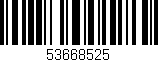 Código de barras (EAN, GTIN, SKU, ISBN): '53668525'