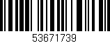 Código de barras (EAN, GTIN, SKU, ISBN): '53671739'