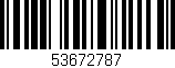Código de barras (EAN, GTIN, SKU, ISBN): '53672787'