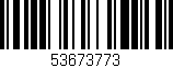 Código de barras (EAN, GTIN, SKU, ISBN): '53673773'