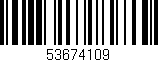 Código de barras (EAN, GTIN, SKU, ISBN): '53674109'