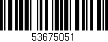 Código de barras (EAN, GTIN, SKU, ISBN): '53675051'