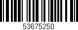 Código de barras (EAN, GTIN, SKU, ISBN): '53675250'