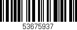 Código de barras (EAN, GTIN, SKU, ISBN): '53675937'