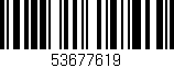 Código de barras (EAN, GTIN, SKU, ISBN): '53677619'