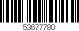 Código de barras (EAN, GTIN, SKU, ISBN): '53677780'