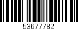 Código de barras (EAN, GTIN, SKU, ISBN): '53677782'