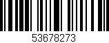 Código de barras (EAN, GTIN, SKU, ISBN): '53678273'
