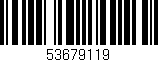 Código de barras (EAN, GTIN, SKU, ISBN): '53679119'