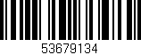 Código de barras (EAN, GTIN, SKU, ISBN): '53679134'