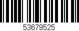 Código de barras (EAN, GTIN, SKU, ISBN): '53679525'