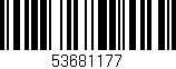 Código de barras (EAN, GTIN, SKU, ISBN): '53681177'